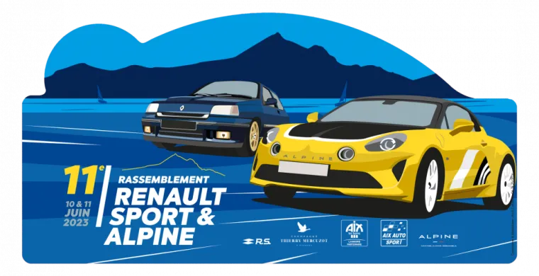 Rassemblement Renault Sport & Alpine à Aix-Les-Bains 